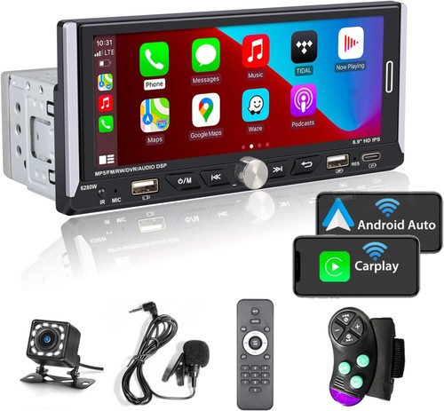 Din wireless carplay android - 1,