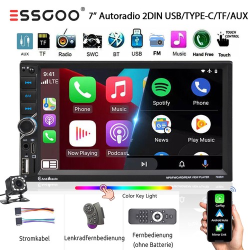 Din autoradio wireless - 2, 7"