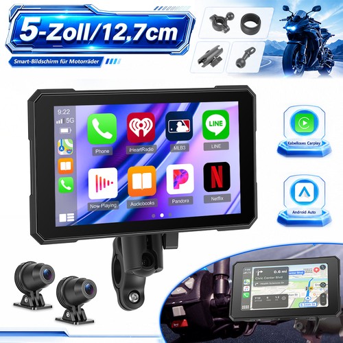 Motorrad autoradio kabellos - 5,