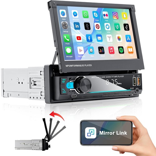 1din autoradio mit - mit, 7"