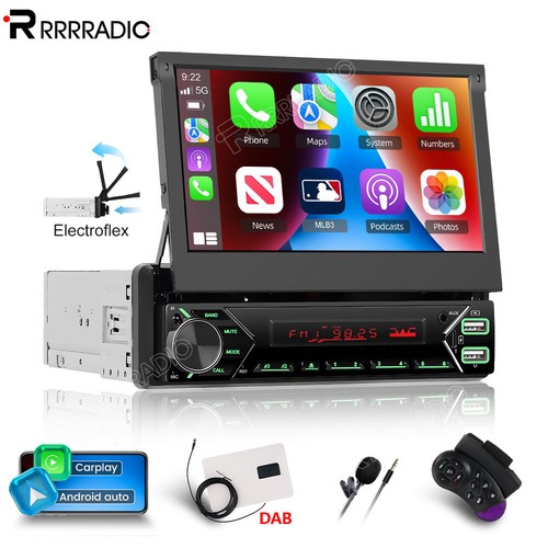1din dab autoradio mit - autoradio,