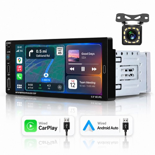 Autoradio 1din - 1din, 6.9"