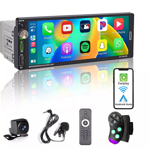 Din car stereo wireless - din,