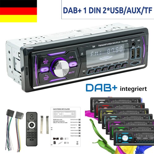 Dab autoradio rds fm 2x - dab+,