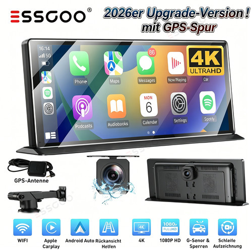 Essgoo zoll dashcam - 11.3-zoll,