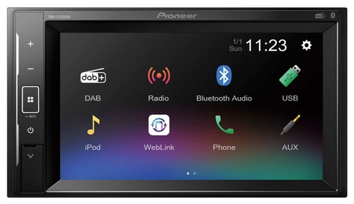 Pioneer dmh a240dab doppel din - dmh-a240dab, doppel-din